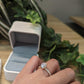 Oval Half Pavé Moissanite Engagement Ring - Moissanite Engagement Rings