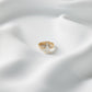 Oval Hidden Halo Moissanite Engagement Ring - Ready to Ship - Moissanite Engagement Rings