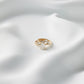 Oval Hidden Halo Moissanite Engagement Ring - Ready to Ship - Moissanite Engagement Rings