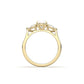 Oval Leaf Setting Moissanite Engagement Ring - Moissanite Engagement Rings