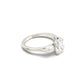 Oval Leaf Setting Moissanite Engagement Ring - Moissanite Engagement Rings