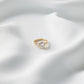 Oval Pear Accent Stones Diamond Engagement Ring - Moissanite Engagement Rings