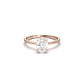 Oval Solitaire Diamond Engagement Ring | Moissanite Engagement Rings