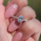 Oval With Accent Stones Moissanite Engagement Ring - Ready To Ship - Moissanite Engagement Rings