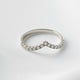 Full Pavè With Peak Moissanite Wedding Band - Moissanite Engagement Rings