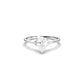 Pear Accent Stones Diamond Engagement Ring - Moissanite Engagement Rings