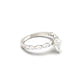 Pear Accent Stones Moissanite Engagement Ring - Moissanite Engagement Rings