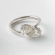 Pear Two - Stone Diamond Engagement Ring - Moissanite Engagement Rings