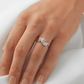 Pear Two-Stone Moissanite Engagement Ring - Ready To Ship - Moissanite Engagement Rings