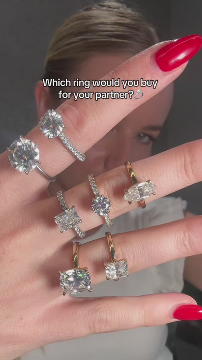 Eve — Round Solitaire Diamond Engagement Ring