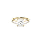 Princess Solitaire Diamond Engagement Ring | Moissanite Engagement Rings