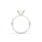 Princess Solitaire Diamond Engagement Ring - Moissanite Engagement Rings