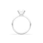 Princess Solitaire Diamond Engagement Ring - Moissanite Engagement Rings