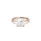 Princess Solitaire Diamond Engagement Ring - Moissanite Engagement Rings