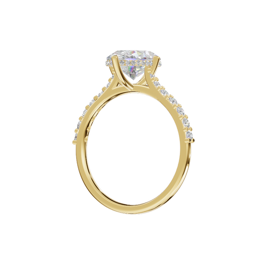 Solitaire Hidden Halo Cathedral