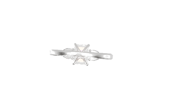 11 Pave 3 Stone Pear Cathedral