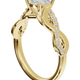 Pave Half-Cross Over Solitaire