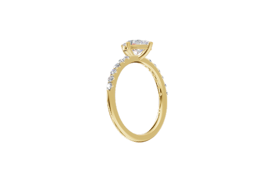 Half-Pave Solitaire