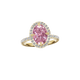 Pave Floating Halo Cathedral