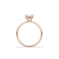Radiant Solitaire Moissanite Engagement Ring | Moissanite Engagement Rings