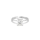 Radiant Solitaire Moissanite Engagement Ring | Moissanite Engagement Rings