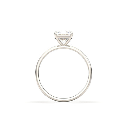Radiant Solitaire Diamond Engagement Ring - Moissanite Engagement Rings