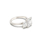 Radiant Trilogy Moissanite Engagement Ring - Moissanite Engagement Rings