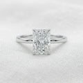 Stella — Radiant White Gold Solitaire Moissanite Engagement Ring