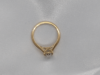 Oval Cathedral Moissanite - Moissanite Engagement Rings