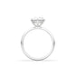 Round Cut Solitaire 6 Claw Setting - moissaniteengagementrings