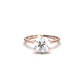 Round Cut Solitaire 6 Claw Setting - moissaniteengagementrings