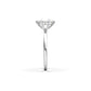 Round Solitaire 6 Claw Setting Moissanite Engagement Ring - Moissanite Engagement Rings