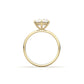 Round Solitaire 6 Claw Setting Moissanite Engagement Ring - Moissanite Engagement Rings