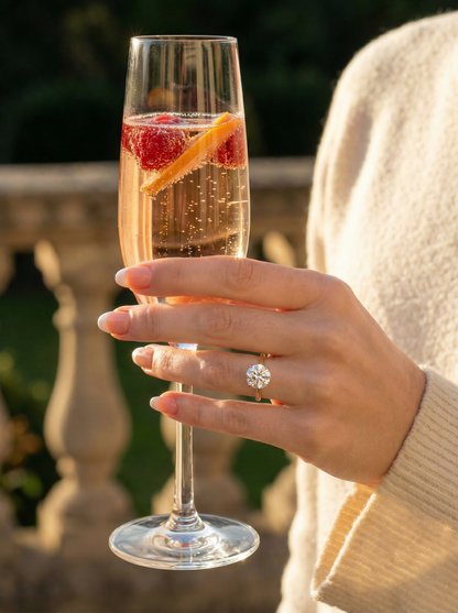 Round Solitaire Diamond Engagement Ring