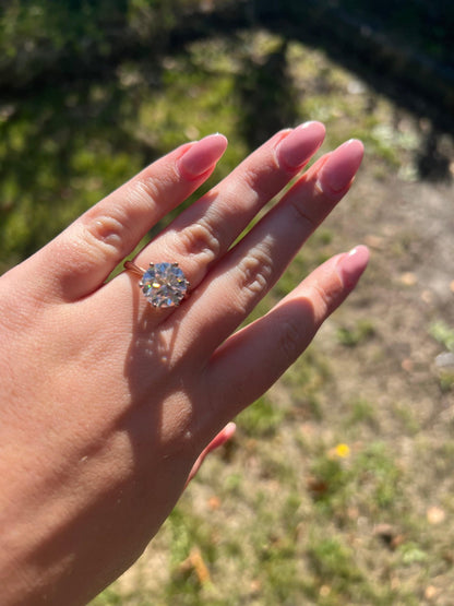 Round Solitaire Moissanite Engagement Ring - Moissanite Engagement Rings