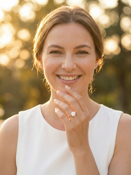 Round Solitaire Diamond Engagement Ring