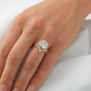 Round Solitaire 6 Claw Setting Moissanite Engagement Ring - Ready To Ship