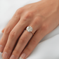 Round Solitaire 6 Claw Setting Moissanite Engagement Ring - Ready To Ship