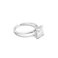 Princess Solitaire Diamond Engagement Ring | Moissanite Engagement Rings