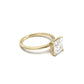 Princess Solitaire Moissanite Engagement Ring | Moissanite Engagement Rings