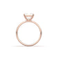 Princess Solitaire Moissanite Engagement Ring | Moissanite Engagement Rings