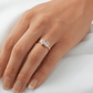 Toi Et Moi Pear & Round Moissanite Engagement Ring - Ready To Ship - Moissanite Engagement Rings